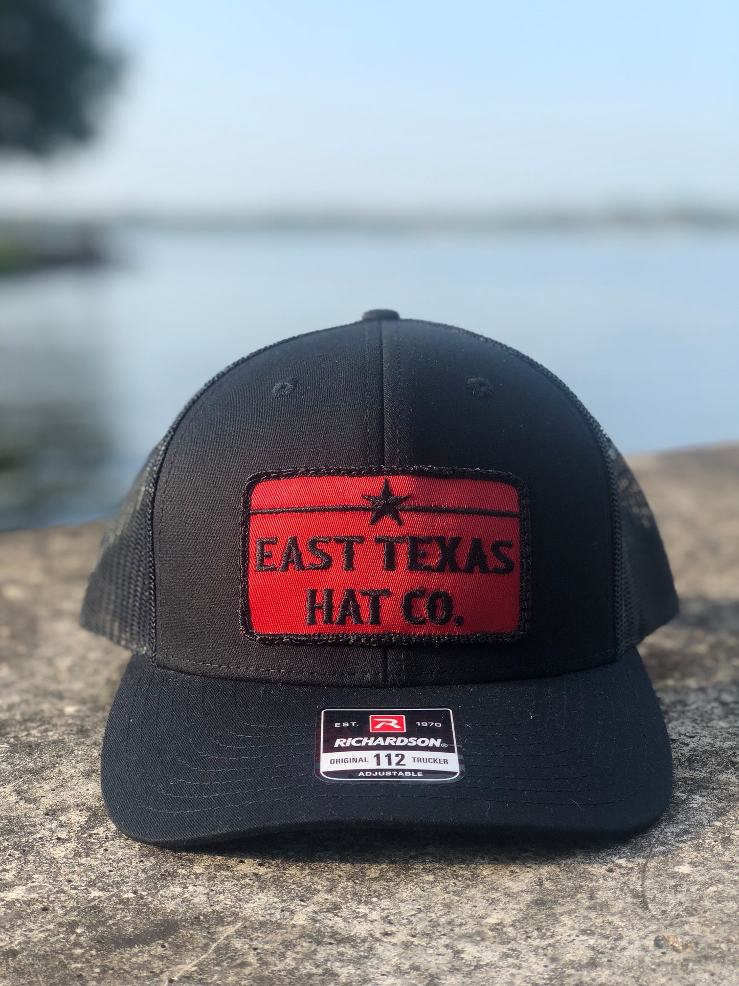 Black Richardson 112 With Red Patch