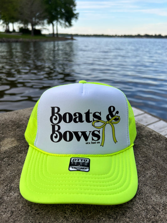 Boats & Bows - Neon Yellow