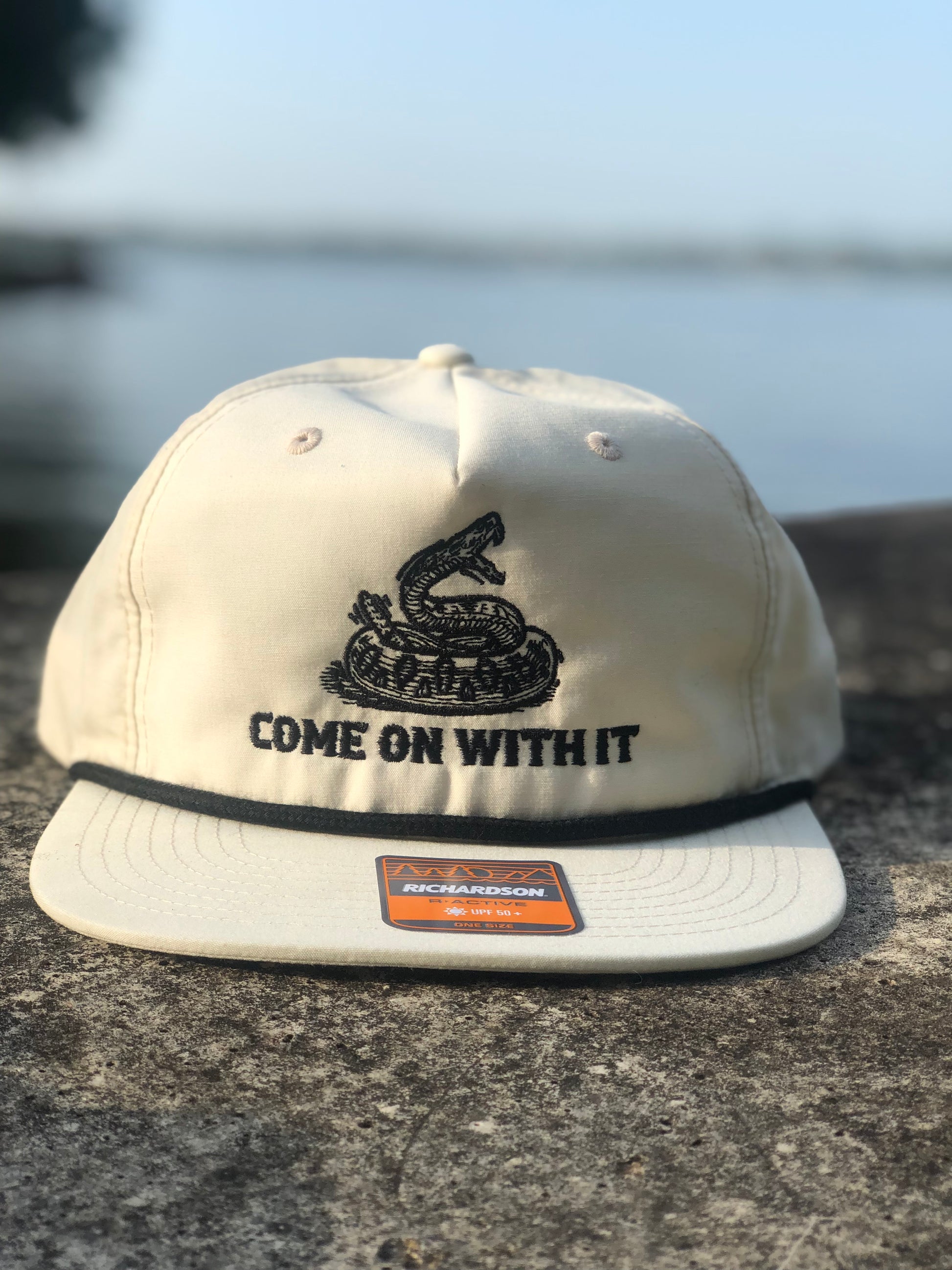 Come On With It Ivory Grandpa Cap